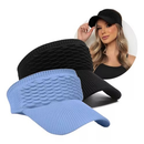 Boné Feminino Aba Longa Respirável Viseira Cor Lisa