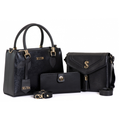 Kit Bolsa Transversal Feminina Alça Ajustável Tote e Bolsa Tiracolo de lado Com Carteira