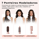 GOKOCO 7 em 1 Modelador de Cachos Multifuncional íons negativos cria diversos estilos de cachos Design bivolt