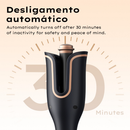 GOKOCO Modelador Automático de Cachos Aquecimento 60s íons negativos Brilho sem frizz Modelagem rapida Cachos duradouros