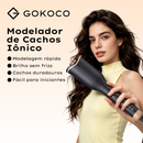 GOKOCO Modelador Automático de Cachos Aquecimento 60s íons negativos Brilho sem frizz Modelagem rapida Cachos duradouros
