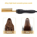 Pente Elétrico Alisador Cabelo Aquecimento Milti-fucional Chapinha Artiga